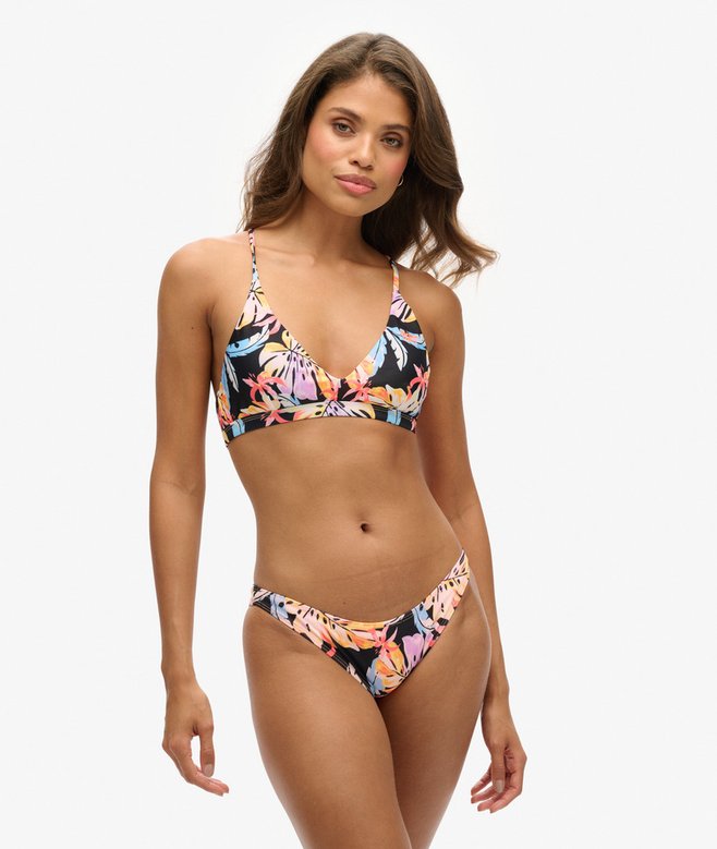 Superdry Top De Bikini Triangular Con Tirantes Cruzados En La Espalda