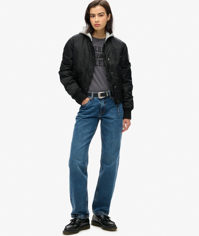 Superdry Top De Corte Ajustado De Manga Larga Athletic Essentials Ringer