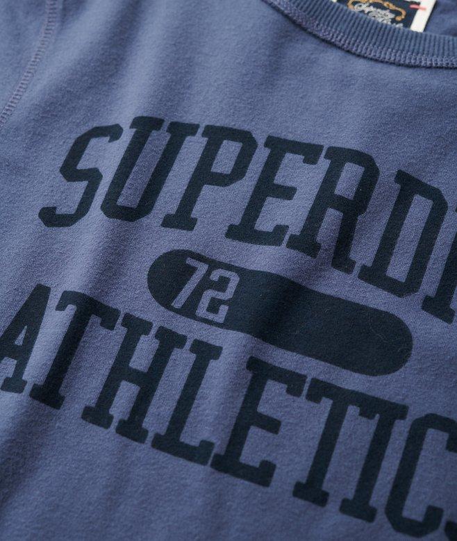 Superdry Top De Corte Ajustado De Manga Larga Athletic Essentials Ringer