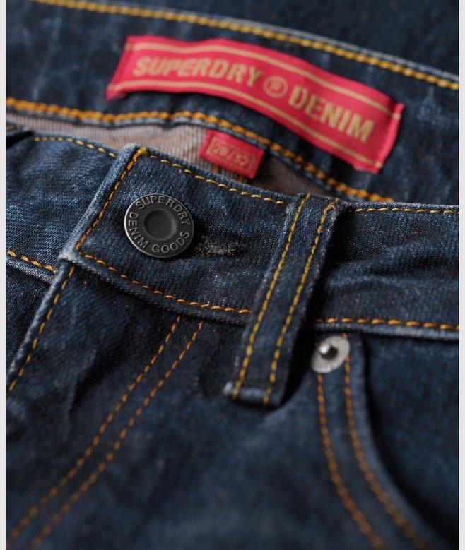 Superdry Vaqueros Ajustados Acampanados De Algodón Orgánico Talle Medio
