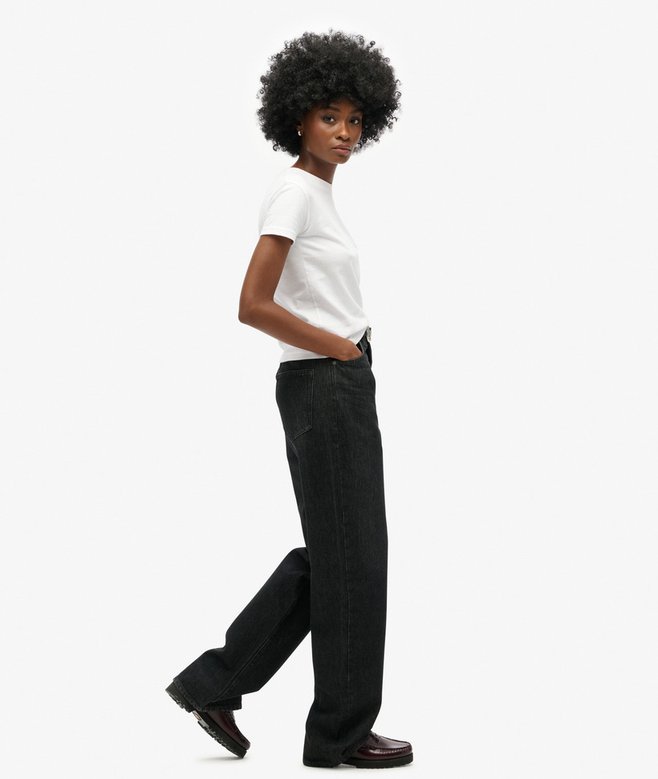 Superdry Vaqueros De Algodón Orgánico Con Pernera Ancha