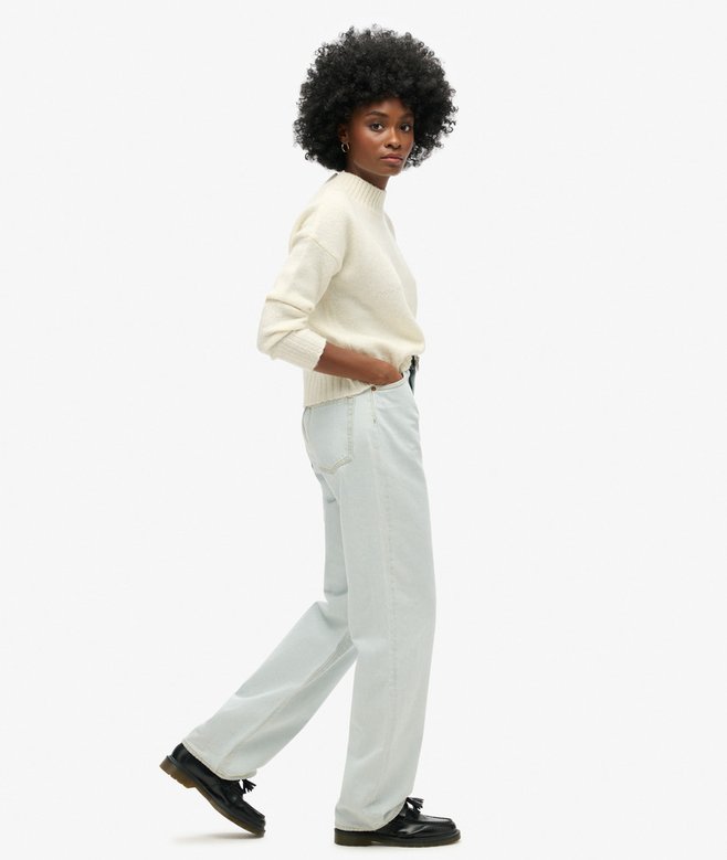 Superdry Vaqueros De Algodón Orgánico Con Pernera Ancha