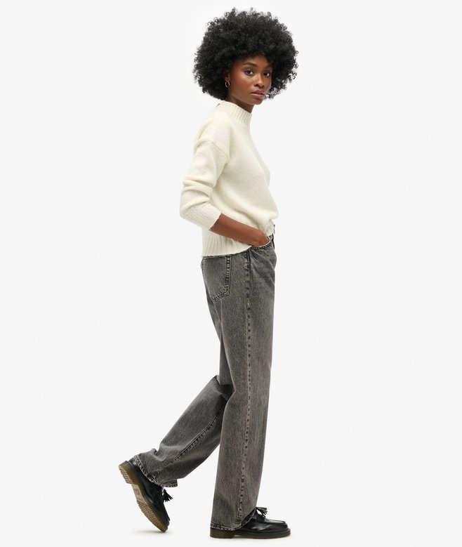 Superdry Vaqueros De Algodón Orgánico Con Pernera Ancha