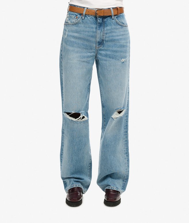 Superdry Vaqueros De Algodón Orgánico Con Pernera Ancha