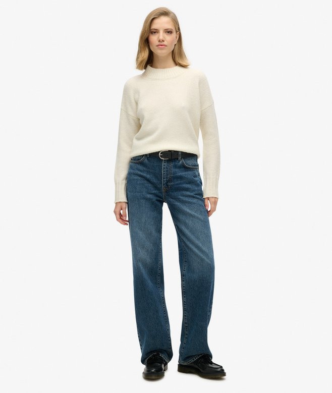 superdry Vaqueros de algodón orgánico con pernera ancha