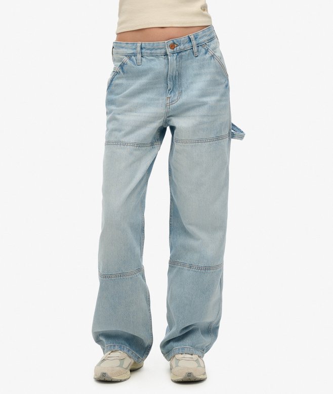 Superdry Vaqueros De Tiro Medio De Algodón Orgánico Carpenter