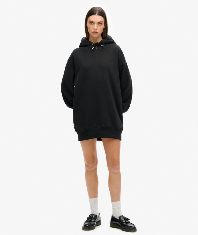 Superdry Vestido En Tejido Sudadera De Algodón Orgánico Con Logo Bordado