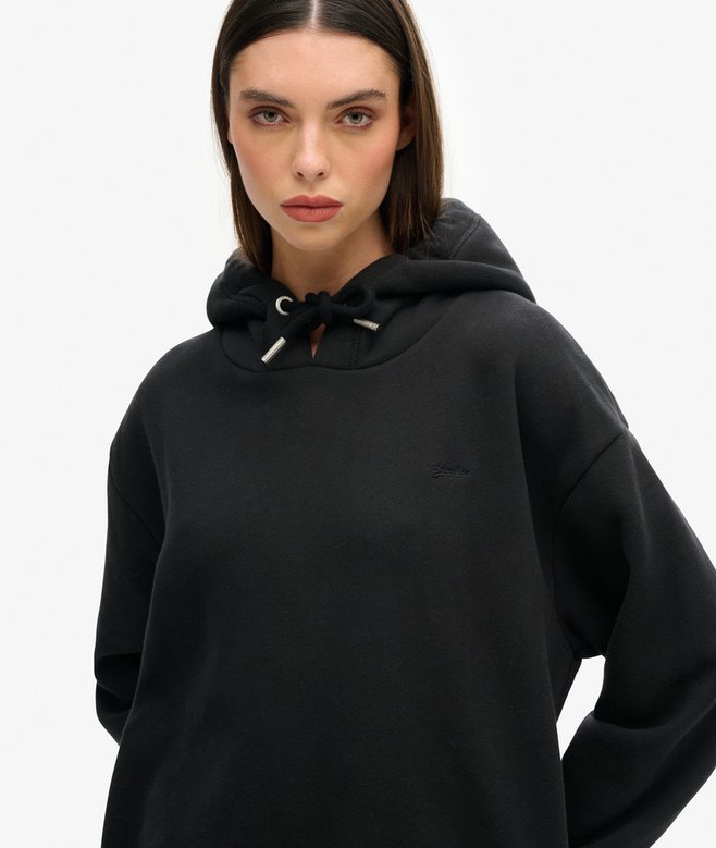 Superdry Vestido En Tejido Sudadera De Algodón Orgánico Con Logo Bordado