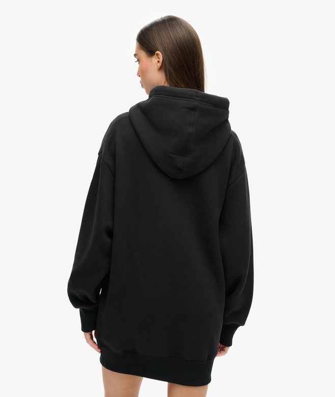 Superdry Vestido En Tejido Sudadera De Algodón Orgánico Con Logo Bordado