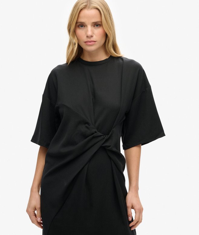 Superdry Vestido Estilo Camiseta Con Detalle Anudado De Edición Limitada