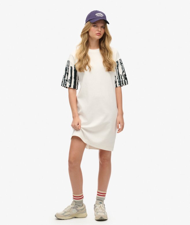 superdry Vestido grueso estilo camiseta de edición limitada SDX