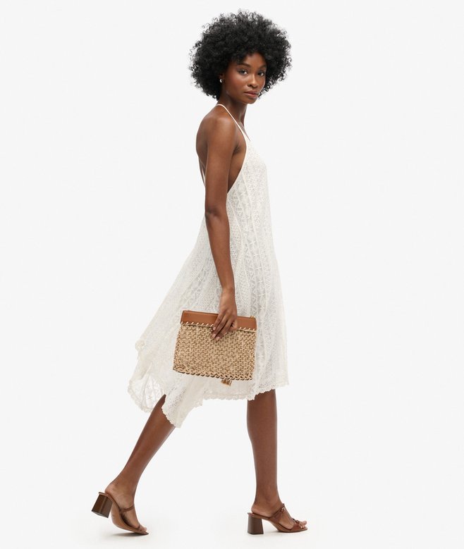 Superdry Vestido Midi íntegramente Confeccionado En Encaje