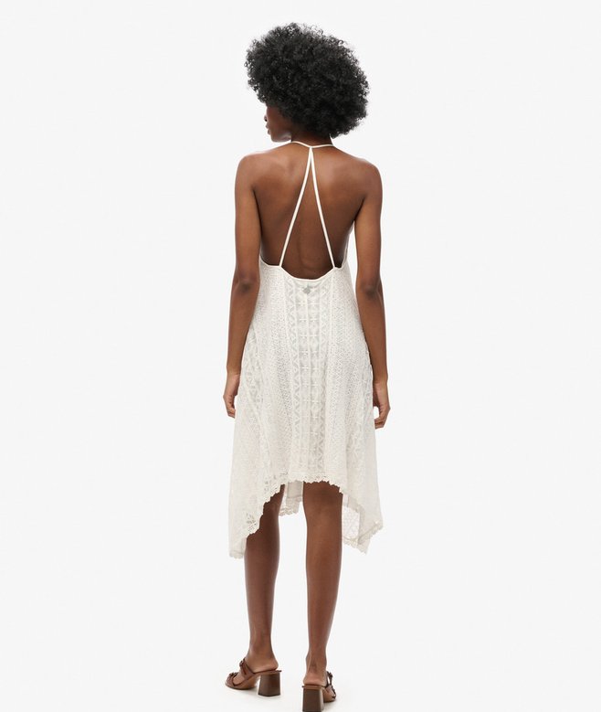 Superdry Vestido Midi íntegramente Confeccionado En Encaje