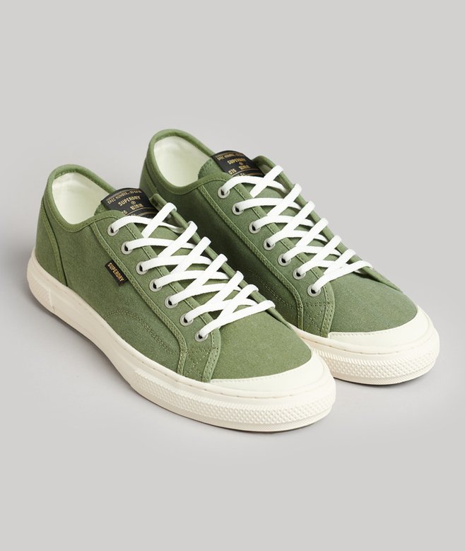 Superdry Zapatillas Deportivas Veganas De Lona Y Caña Baja