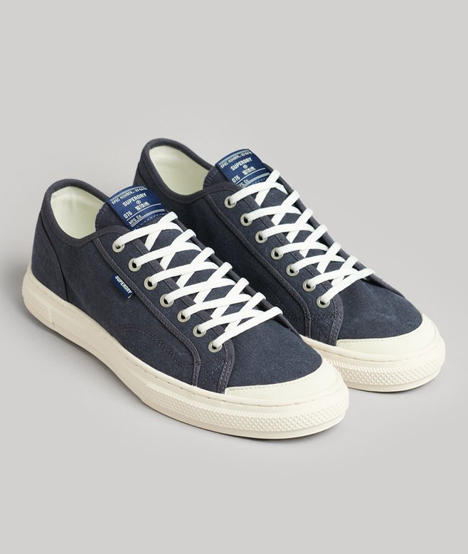 Superdry Zapatillas Deportivas Veganas De Lona Y Caña Baja