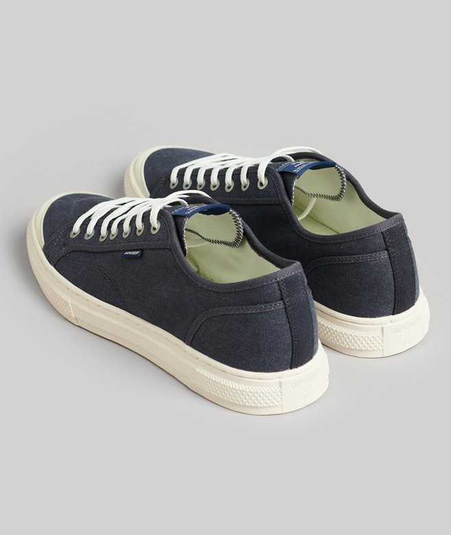 Superdry Zapatillas Deportivas Veganas De Lona Y Caña Baja