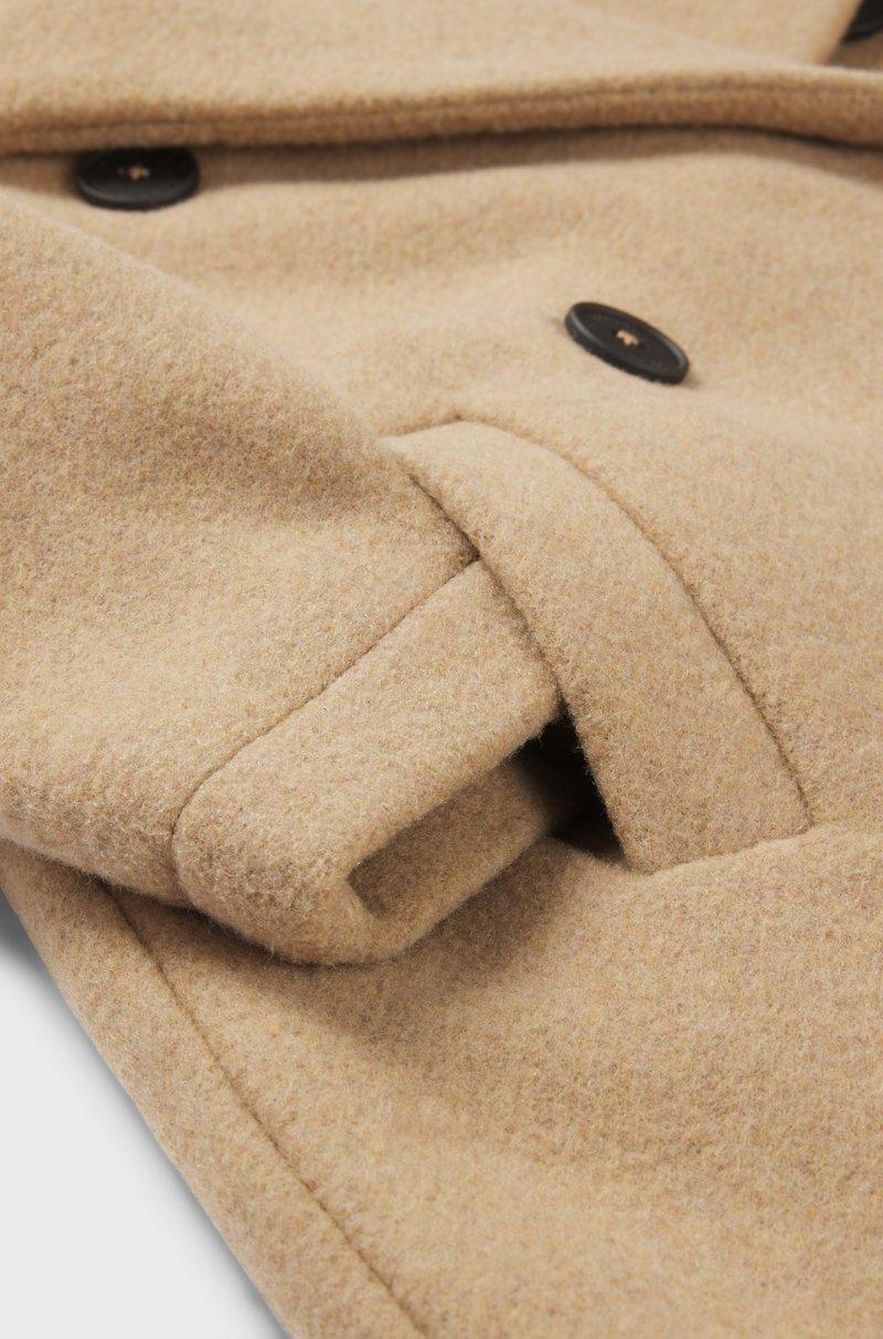 Hugo Boss Abrigo Cruzado Para Niños Con Forro Estampado