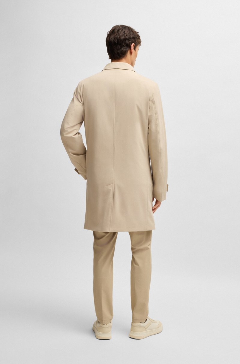 Hugo Boss Abrigo De Membrana Elástica Ideal Para Viajar Con Chaleco Interior Desmontable