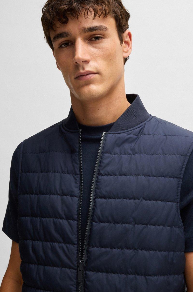 Hugo Boss Abrigo De Membrana Elástica Ideal Para Viajar Con Chaleco Interior Desmontable