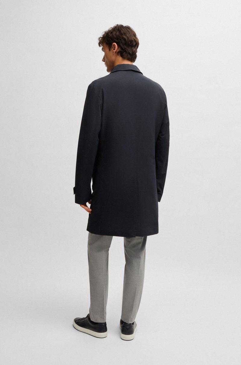 Hugo Boss Abrigo De Membrana Elástica Ideal Para Viajar Con Chaleco Interior Desmontable