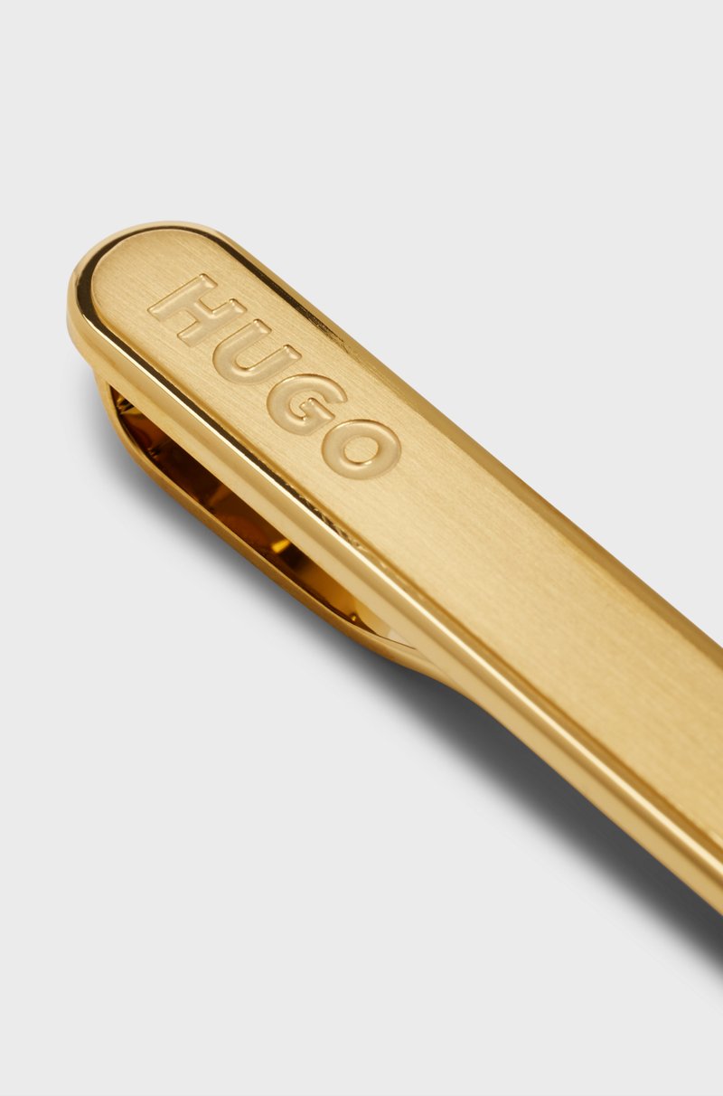 Hugo Boss Alfiler De Corbata Ovalado Con Logo Grabado