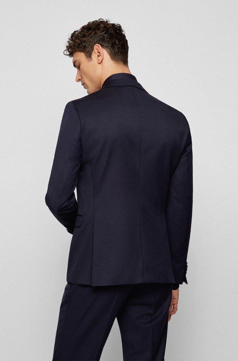 Hugo Boss Americana Extra Slim Fit En Sarga De Lana Virgen