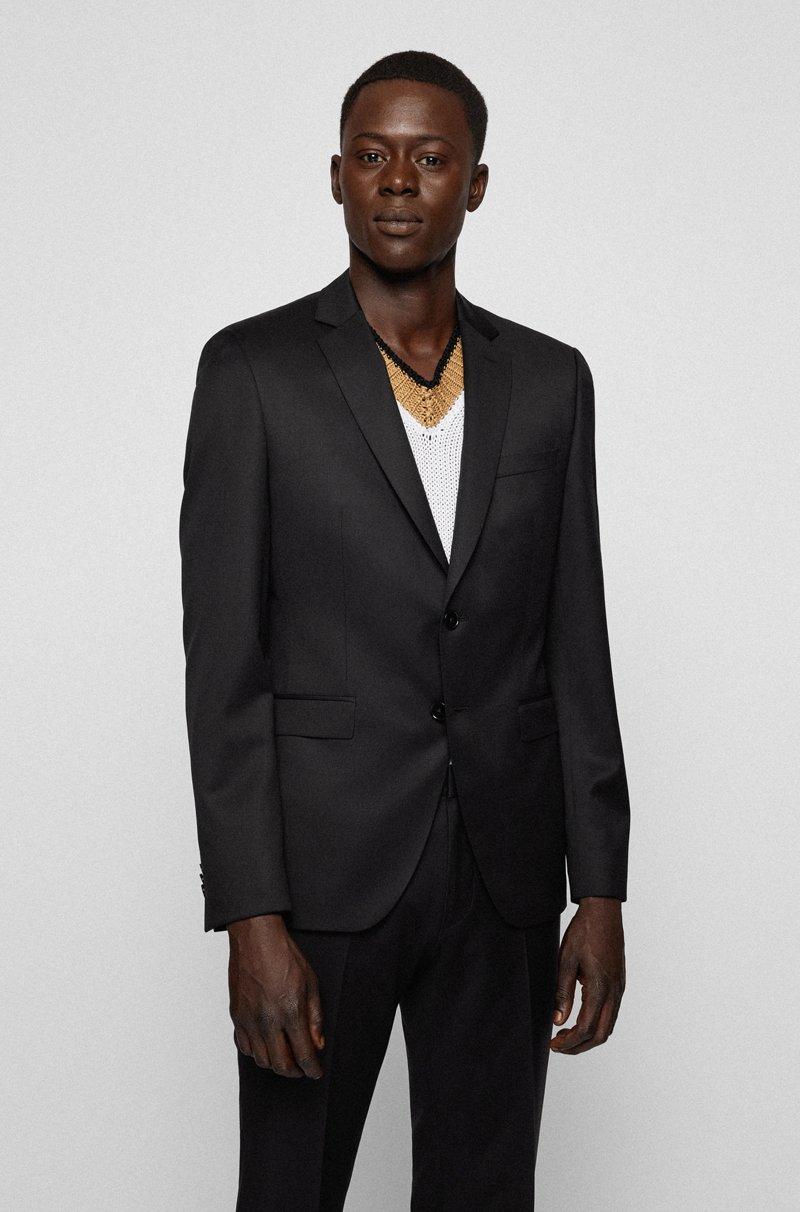 Hugo Boss Americana extra slim fit en sarga de lana virgen
