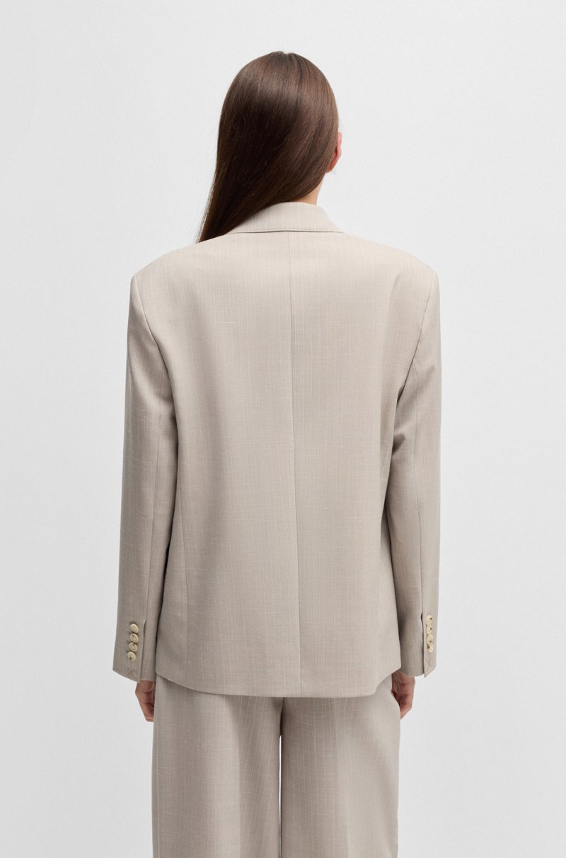 Hugo Boss Americana Oversize Fit De Tejido Fabricado En Italia