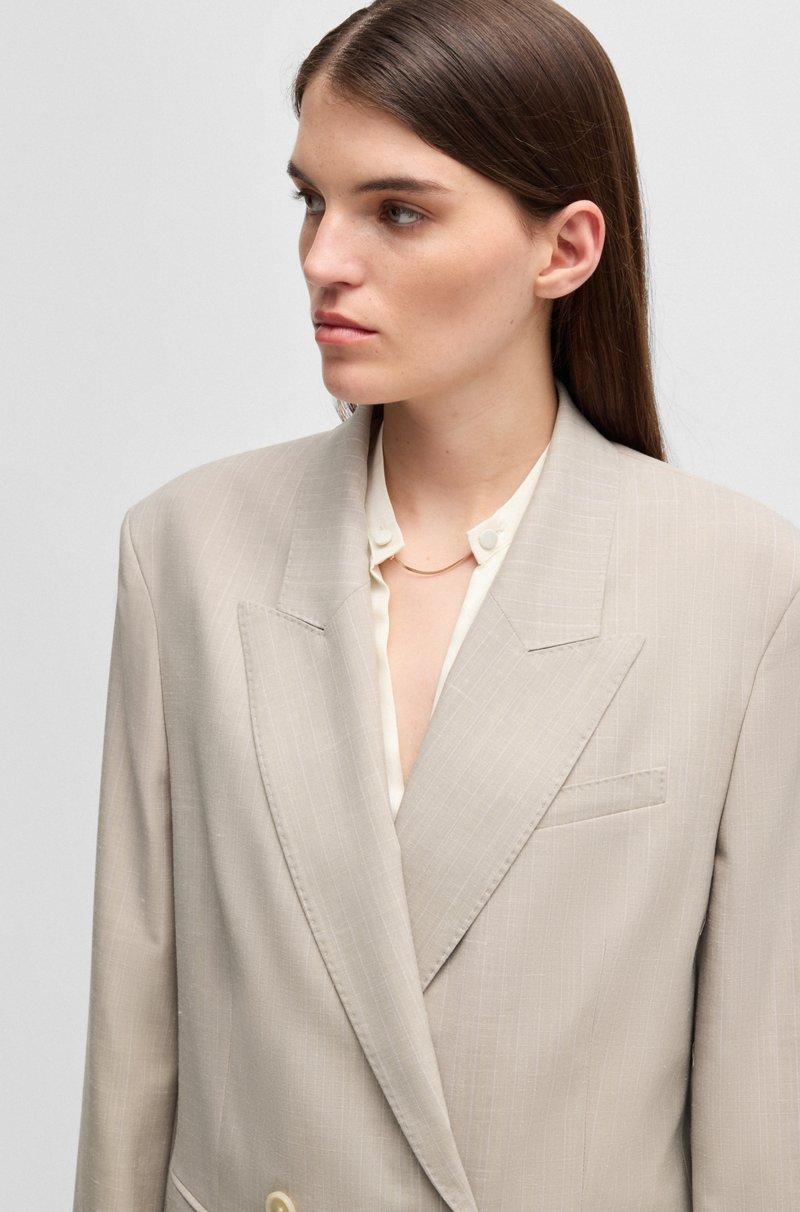 Hugo Boss Americana Oversize Fit De Tejido Fabricado En Italia