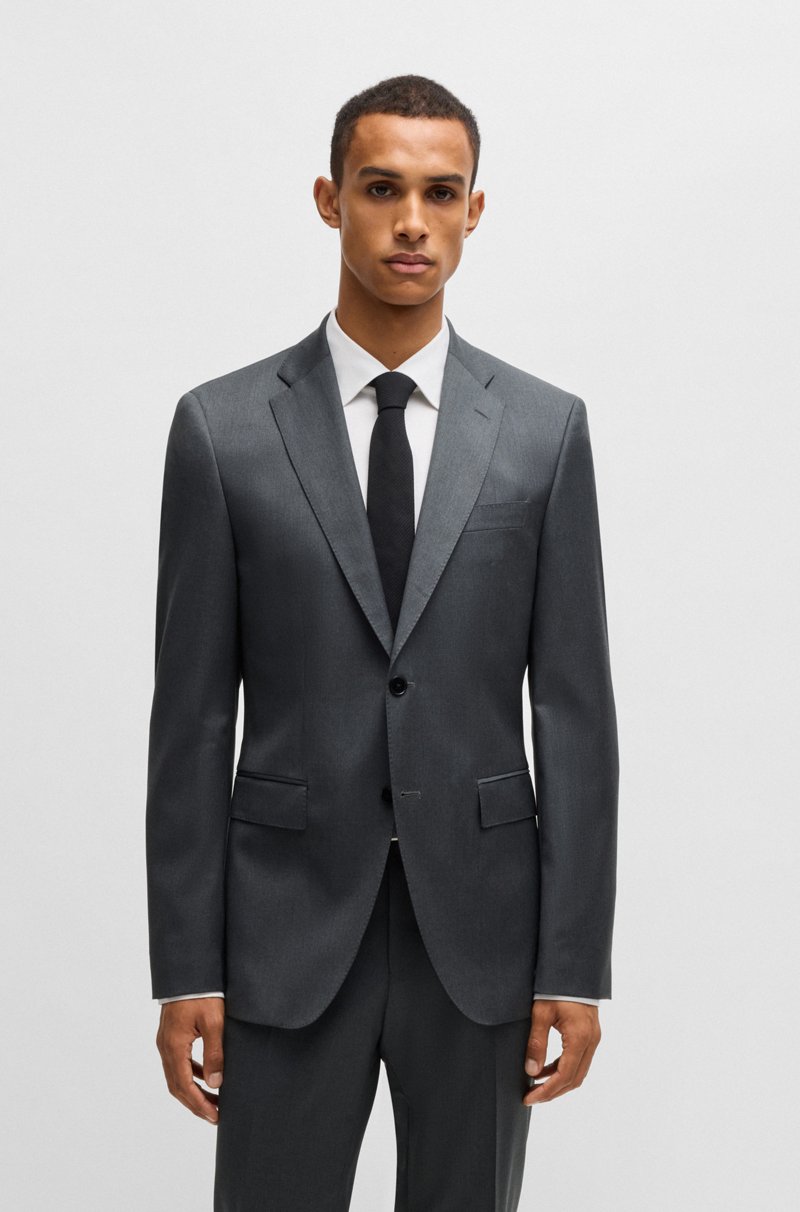 Hugo Boss Americana regular fit en sarga de lana virgen