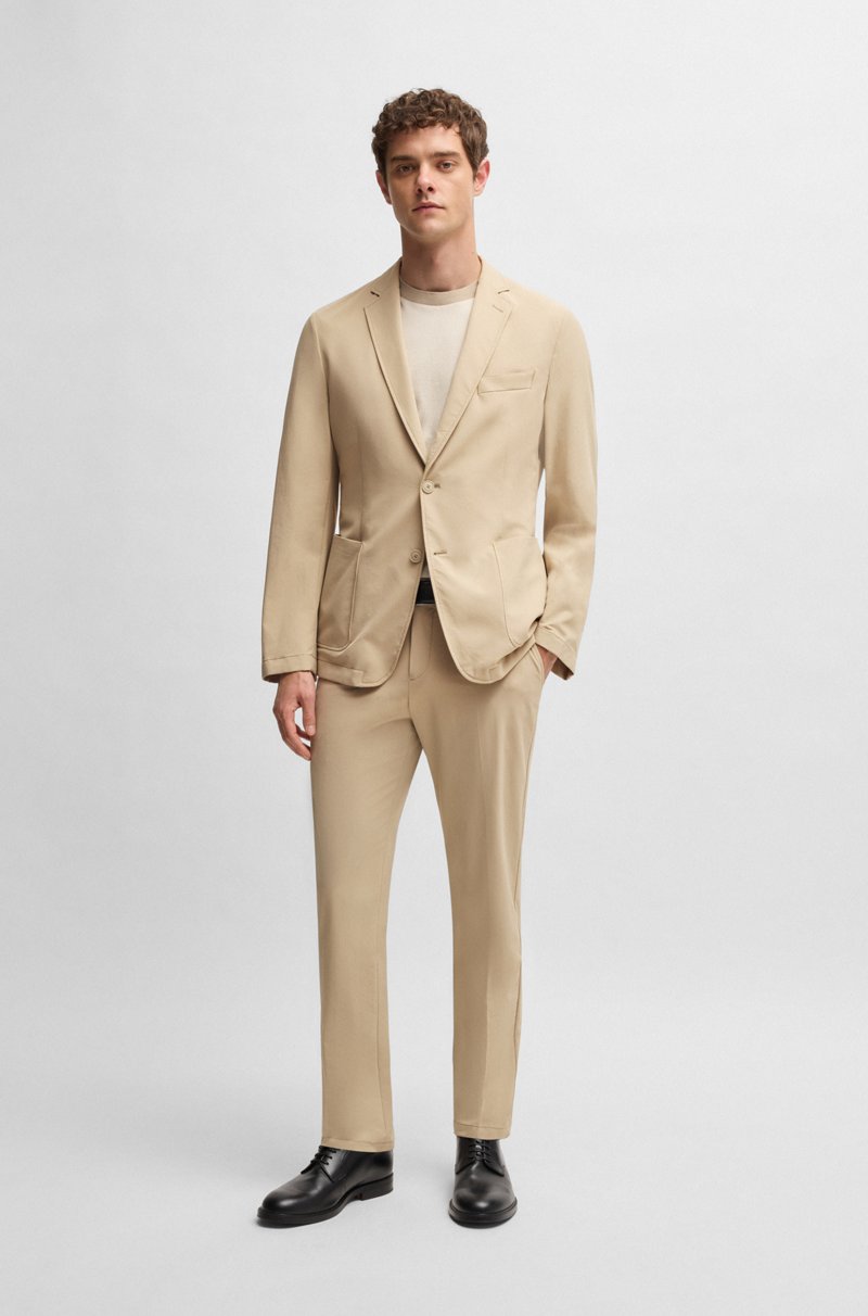 Hugo Boss Americana Slim Fit En Membrana Elástica Ideal Para Viajar