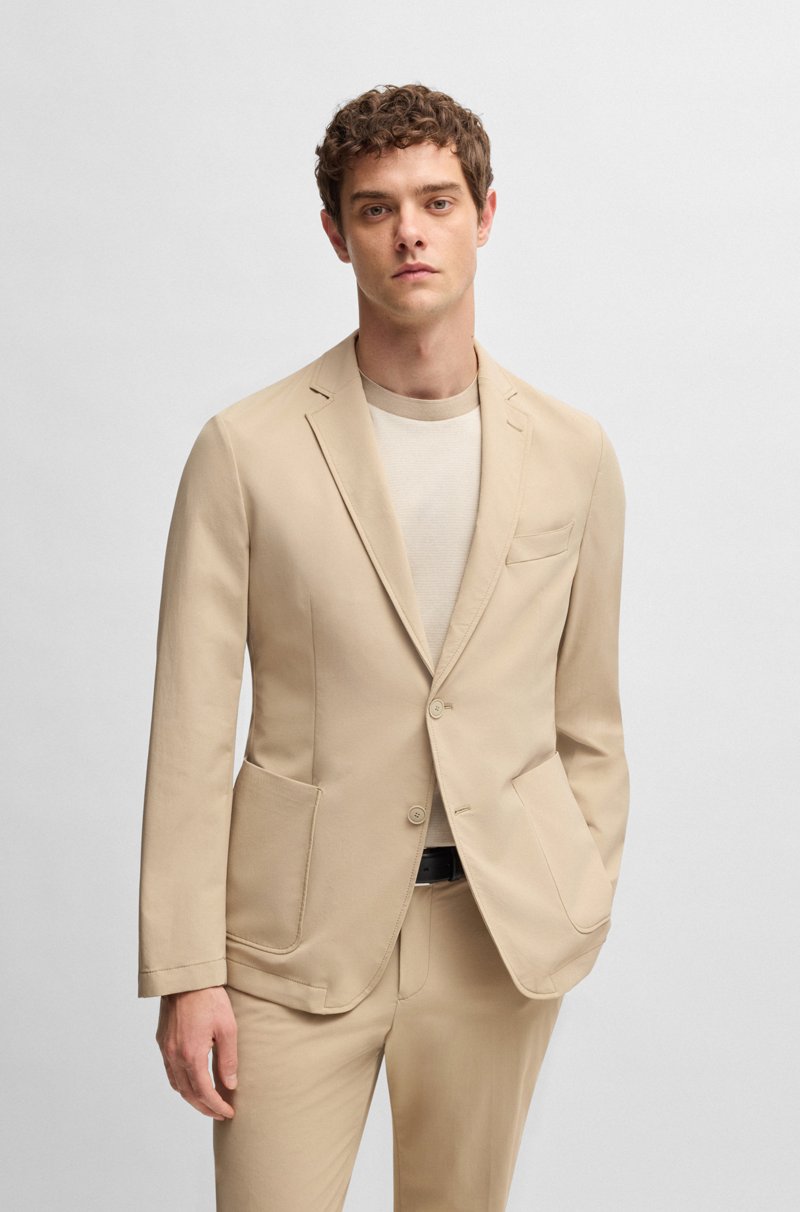 Hugo Boss Americana slim fit en membrana elástica ideal para viajar