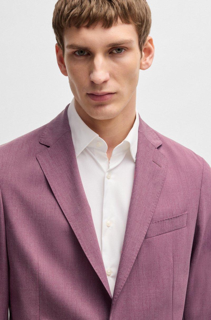 Hugo Boss Americana Slim Fit En Tejido Elástico Con Microestampado