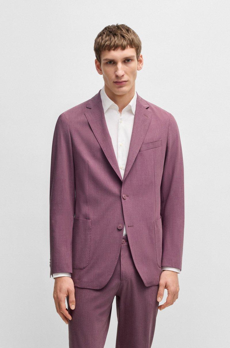 Hugo Boss Americana slim fit en tejido elástico con microestampado