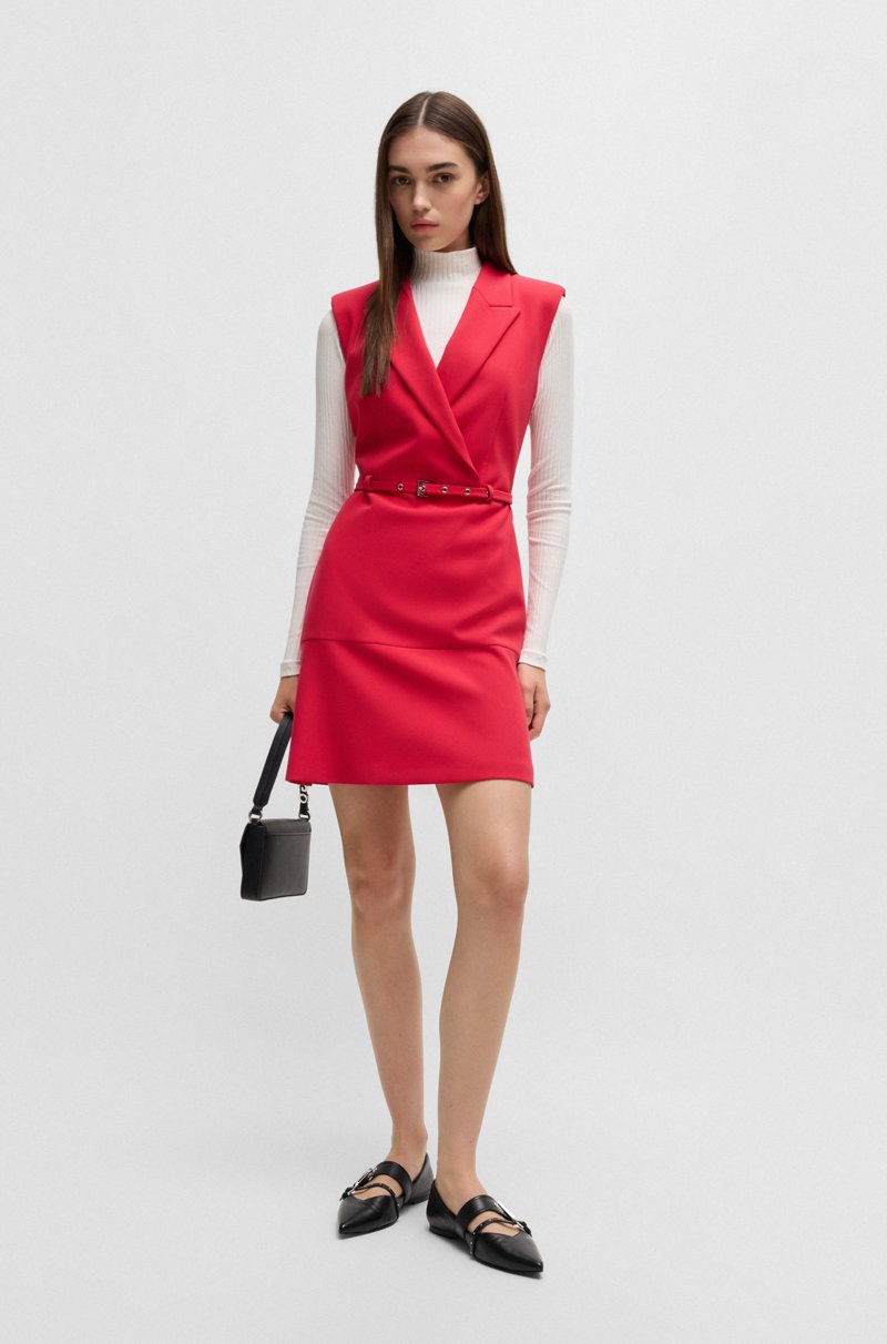 Hugo Boss Bailarinas De Piel De Napa Con Correas De Hebilla