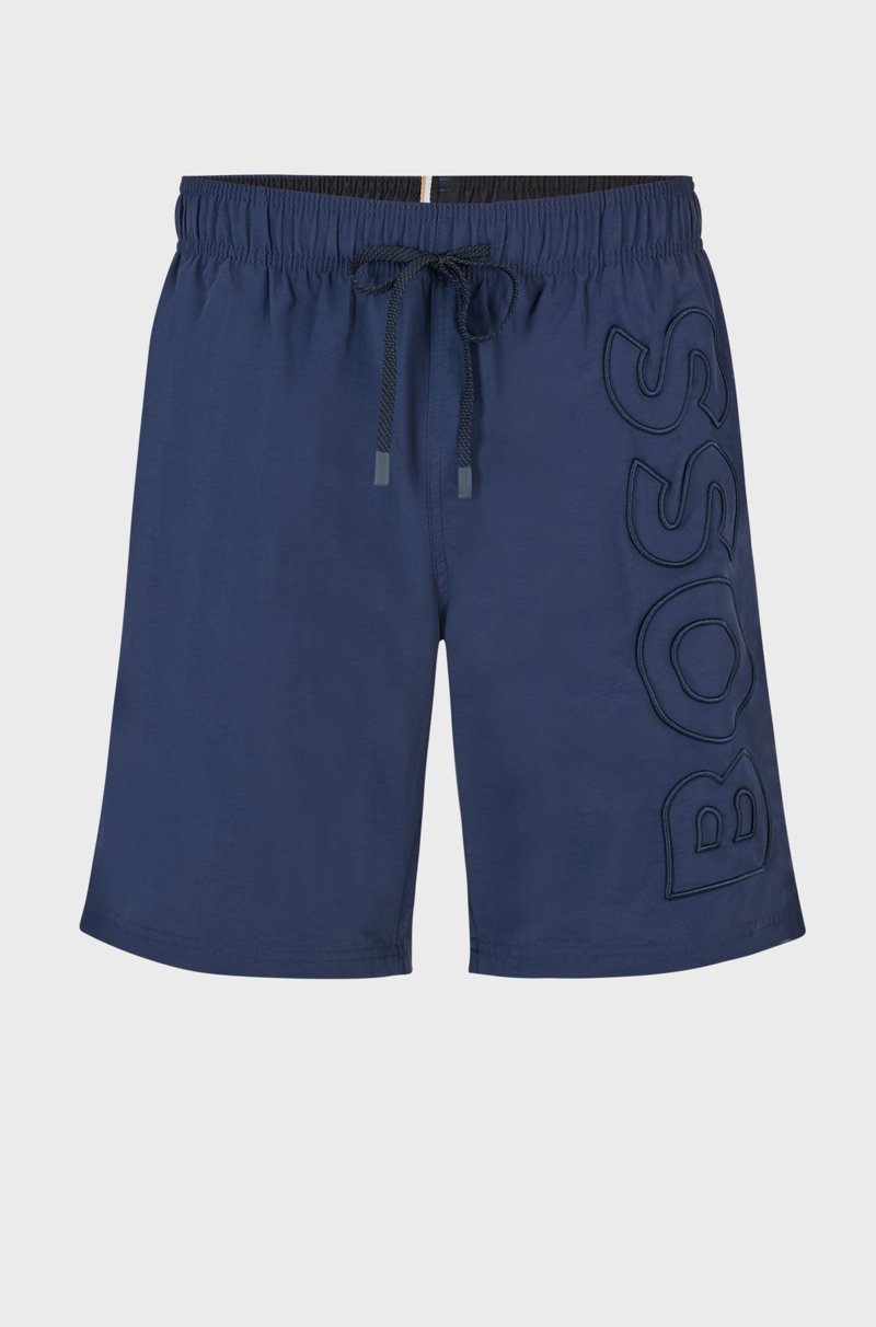 Hugo Boss Bañador Con Forro Integral Y Logotipo Bordado En Relieve