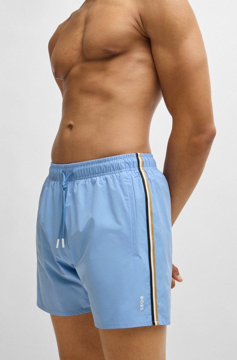 Hugo Boss Bañador Con Forro Integral Y Raya De La Marca