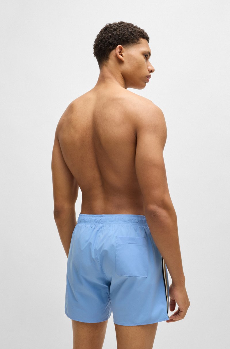 Hugo Boss Bañador Con Forro Integral Y Raya De La Marca