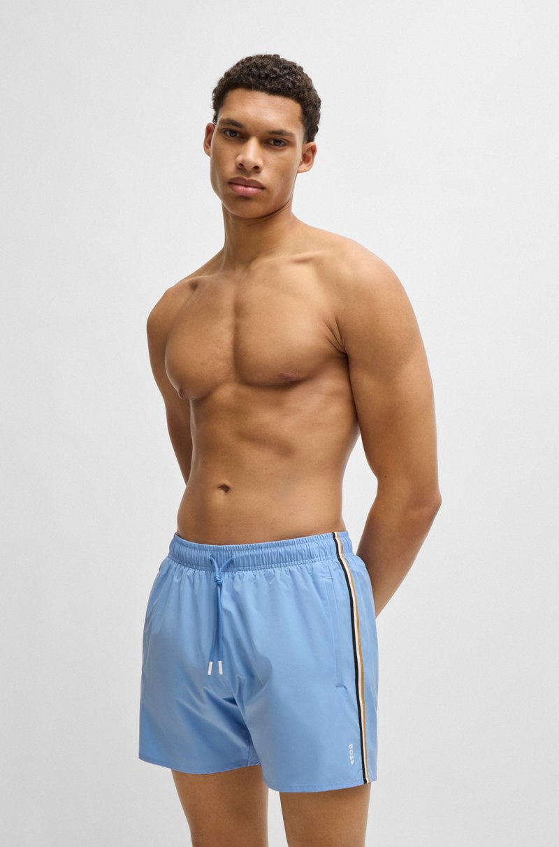 Hugo Boss Bañador con forro integral y raya de la marca