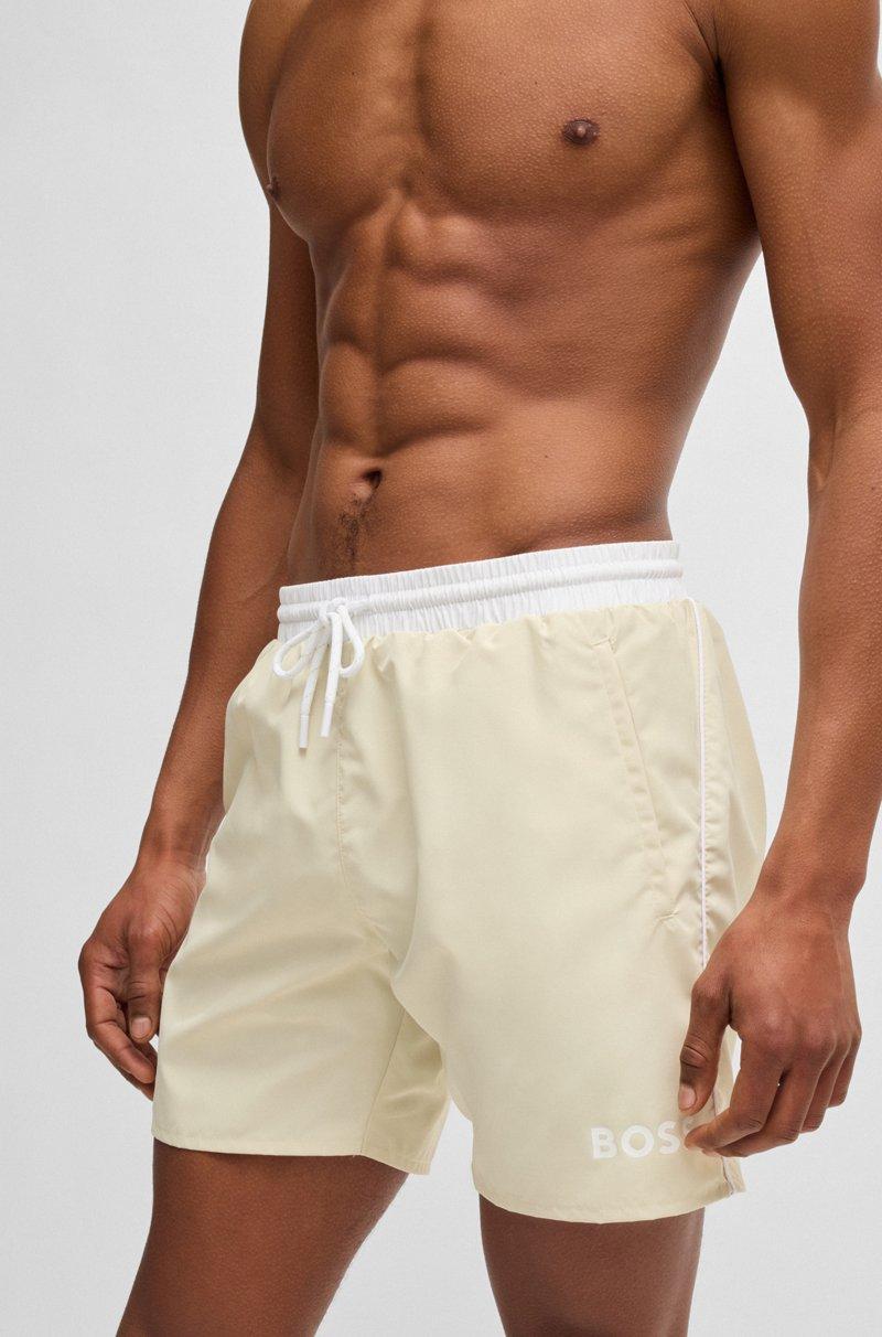 Hugo Boss Bañador De Secado Rápido Con Detalles En Contraste