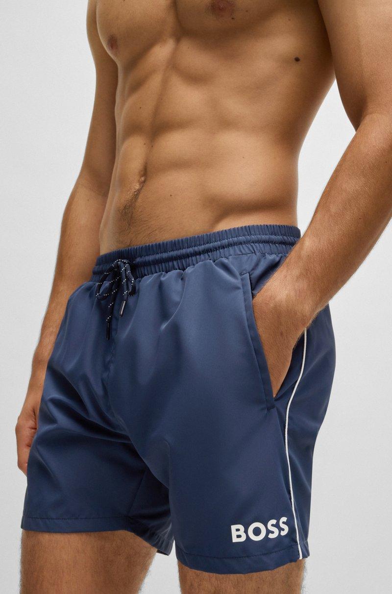 Hugo Boss Bañador De Secado Rápido Con Detalles En Contraste