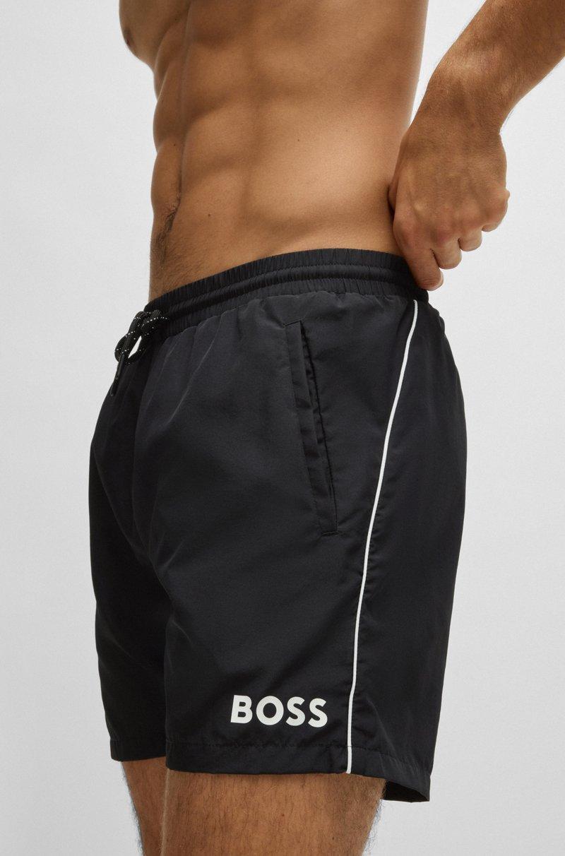 Hugo Boss Bañador De Secado Rápido Con Detalles En Contraste