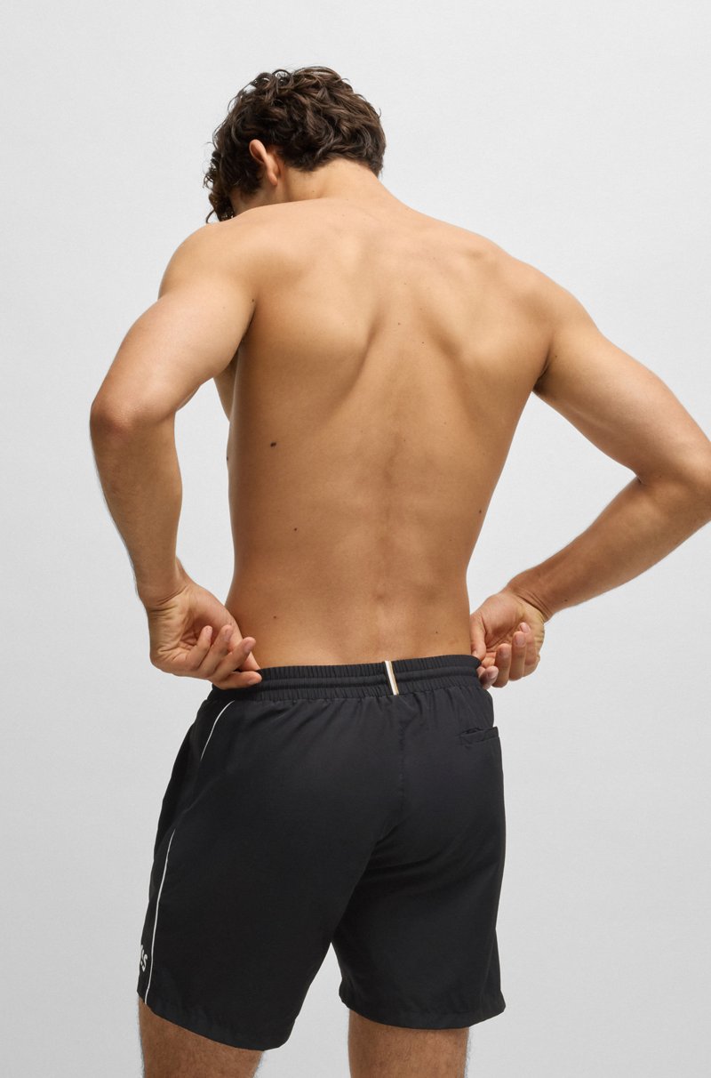 Hugo Boss Bañador De Secado Rápido Con Detalles En Contraste