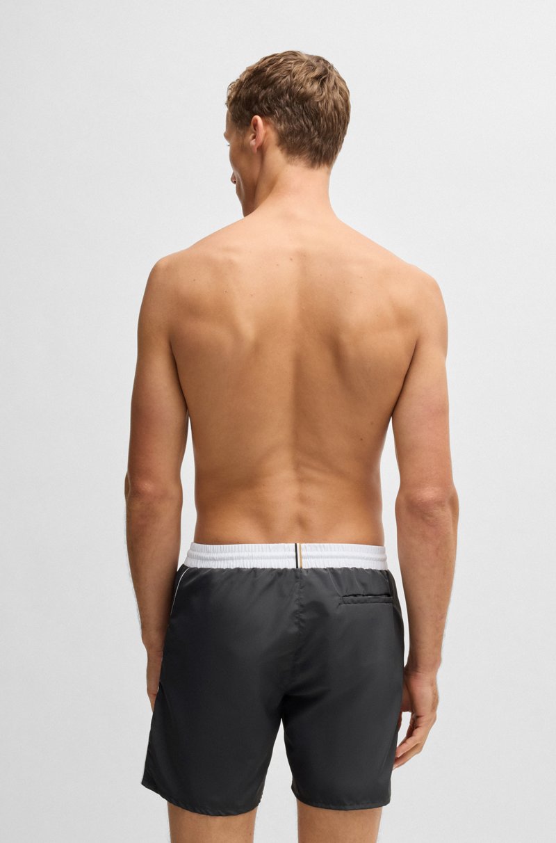 Hugo Boss Bañador De Secado Rápido Con Logo Estampado