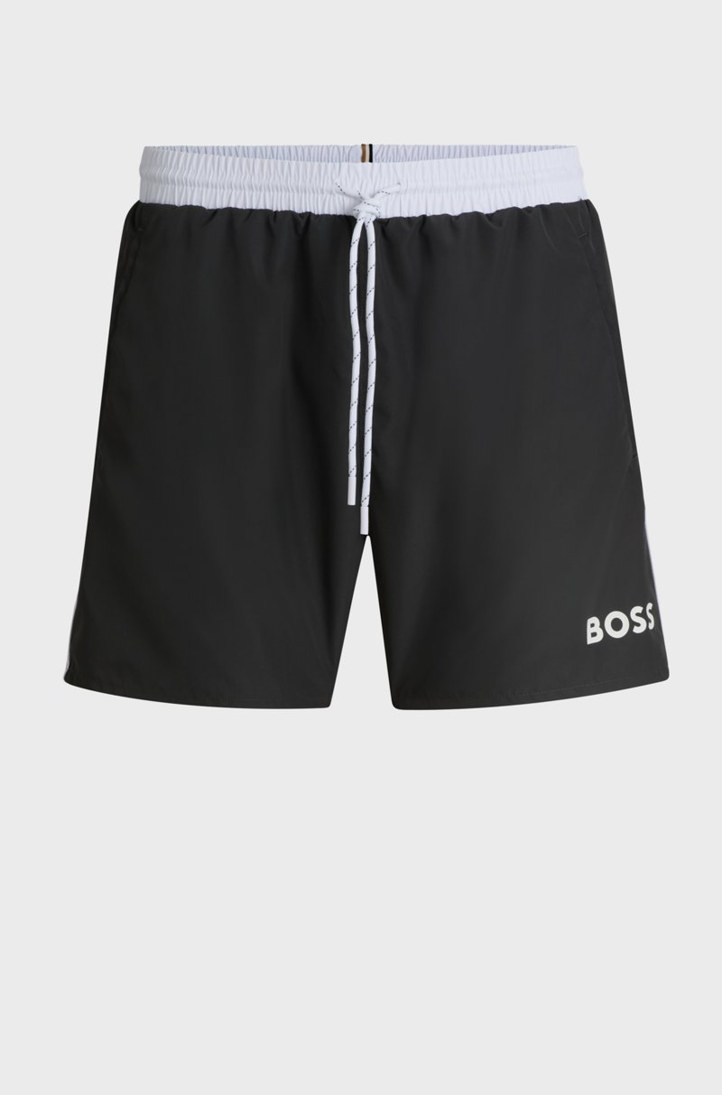 Hugo Boss Bañador De Secado Rápido Con Logo Estampado