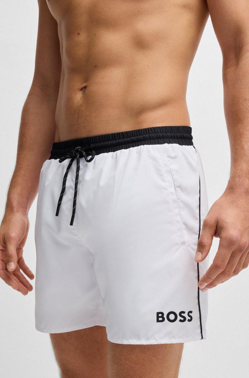 Hugo Boss Bañador De Secado Rápido Con Logo Estampado