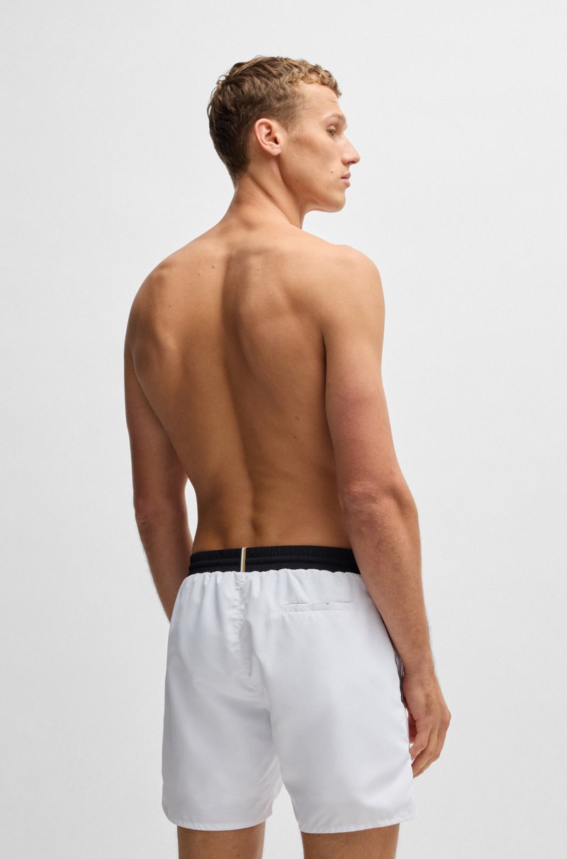 Hugo Boss Bañador De Secado Rápido Con Logo Estampado