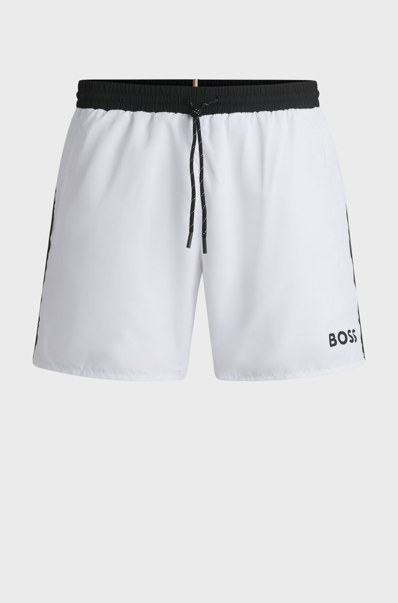 Hugo Boss Bañador De Secado Rápido Con Logo Estampado