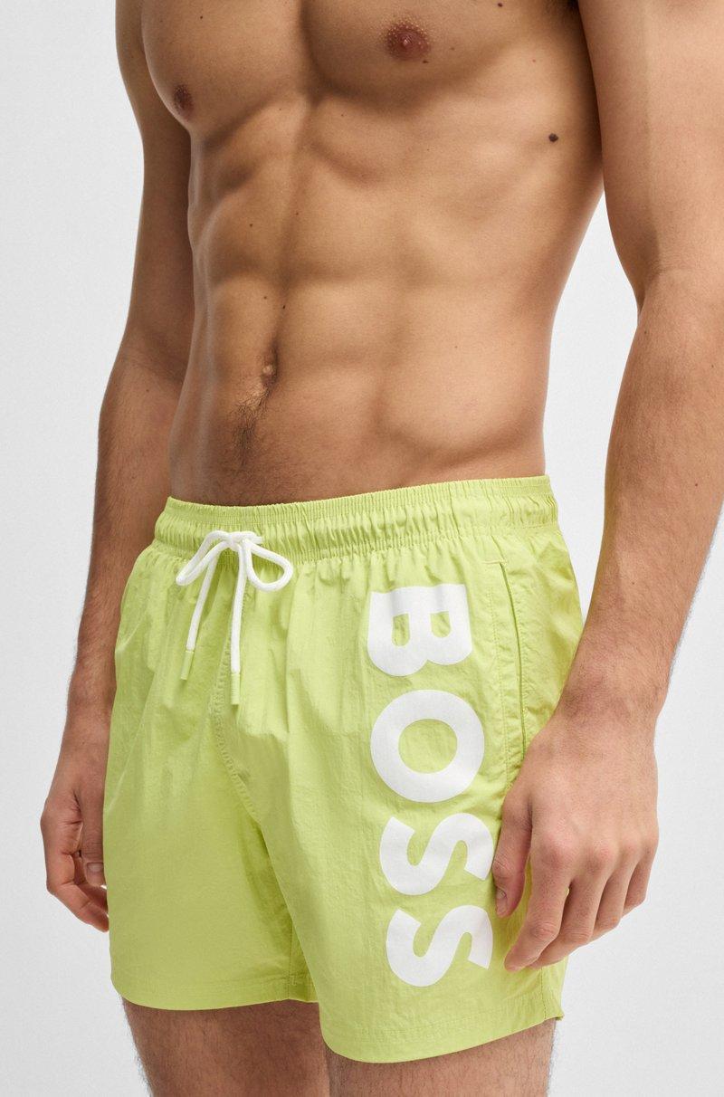Hugo Boss Bañador En Tejido De Secado Rápido Con Logo En Contraste