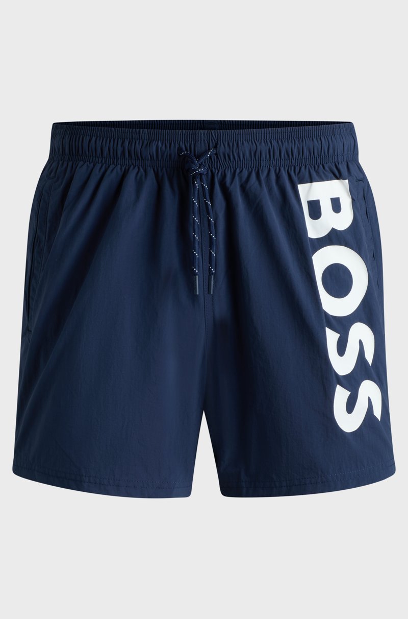 Hugo Boss Bañador En Tejido De Secado Rápido Con Logo En Contraste